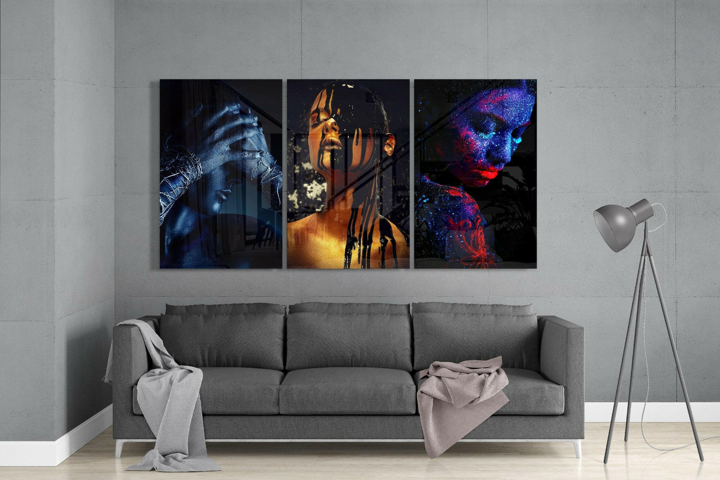 Woman Glass Art