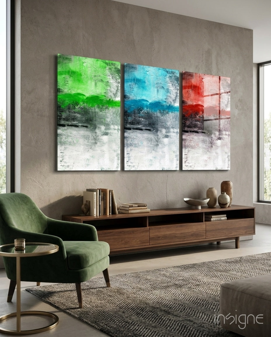 Colors Mega Glass Wall Art II