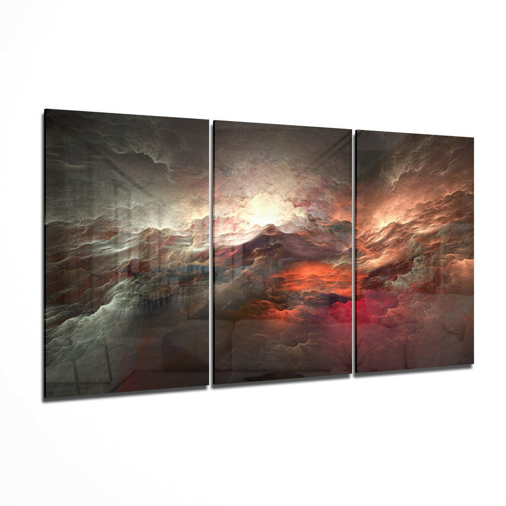 Depth Glass Wall Art II