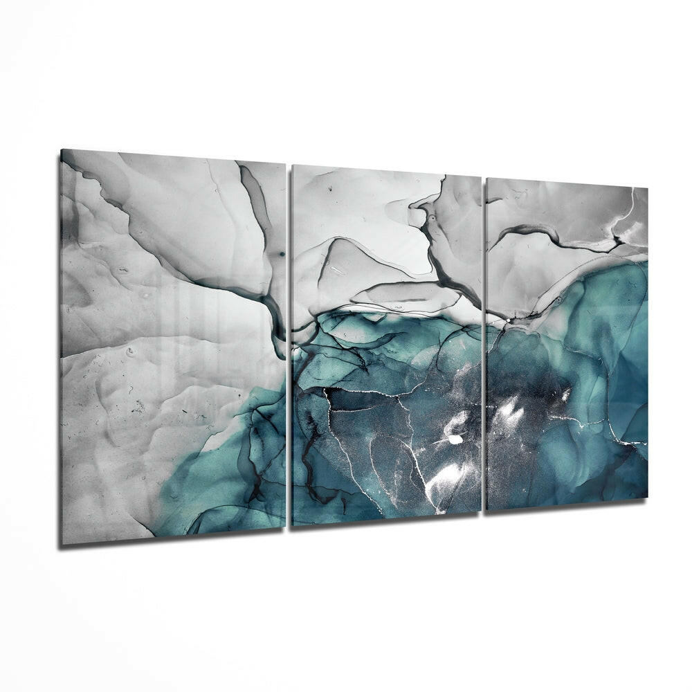 Abstract Glass Wall Art II