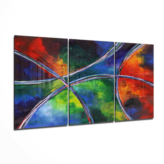 Circle Glass Wall Art