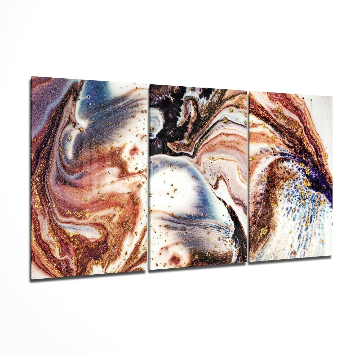 Dance of Colors Glass Wall Art III