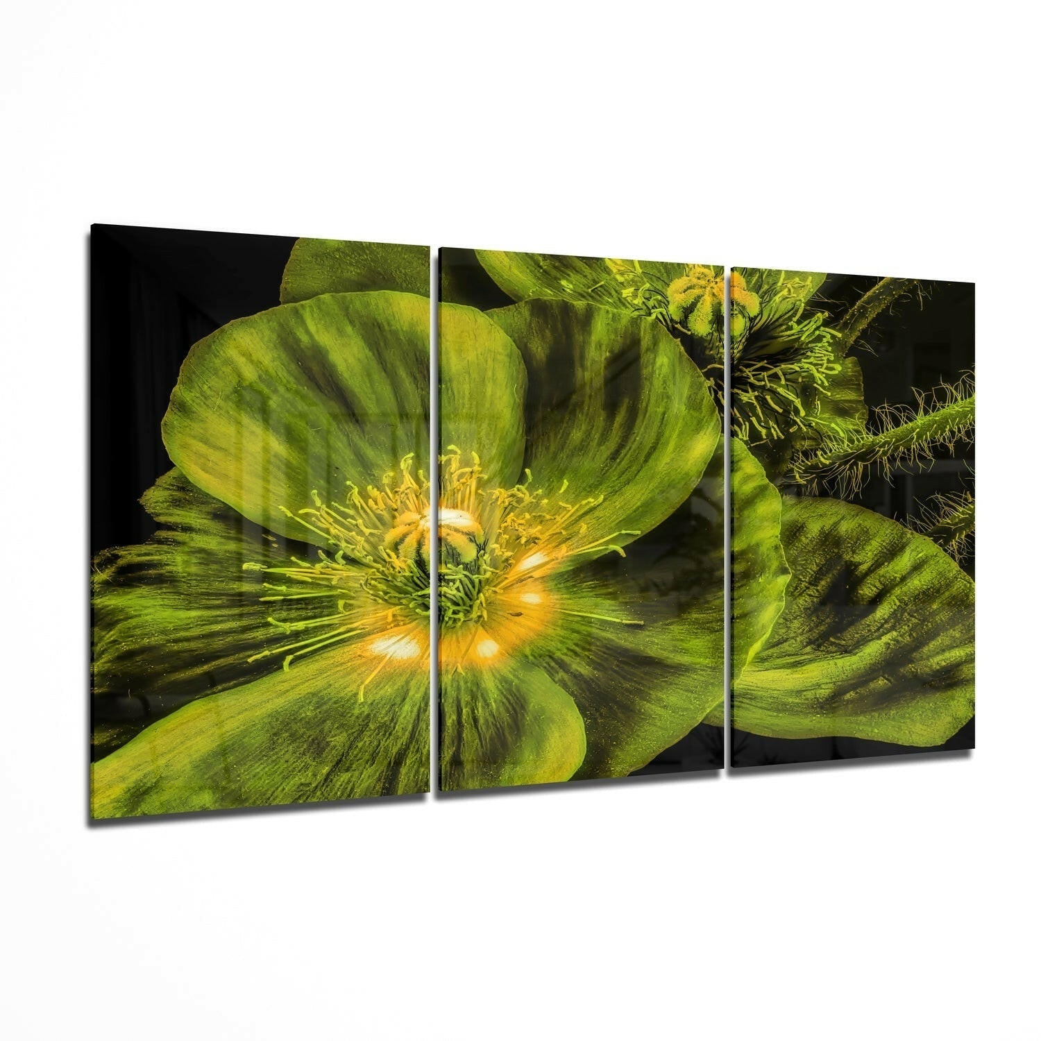 Flower Glass Wall Art II