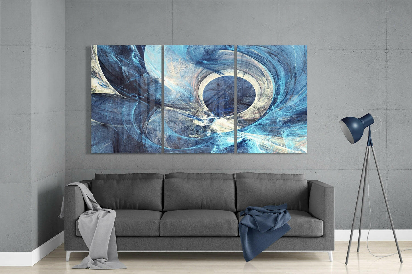 Feather Glass Wall Art