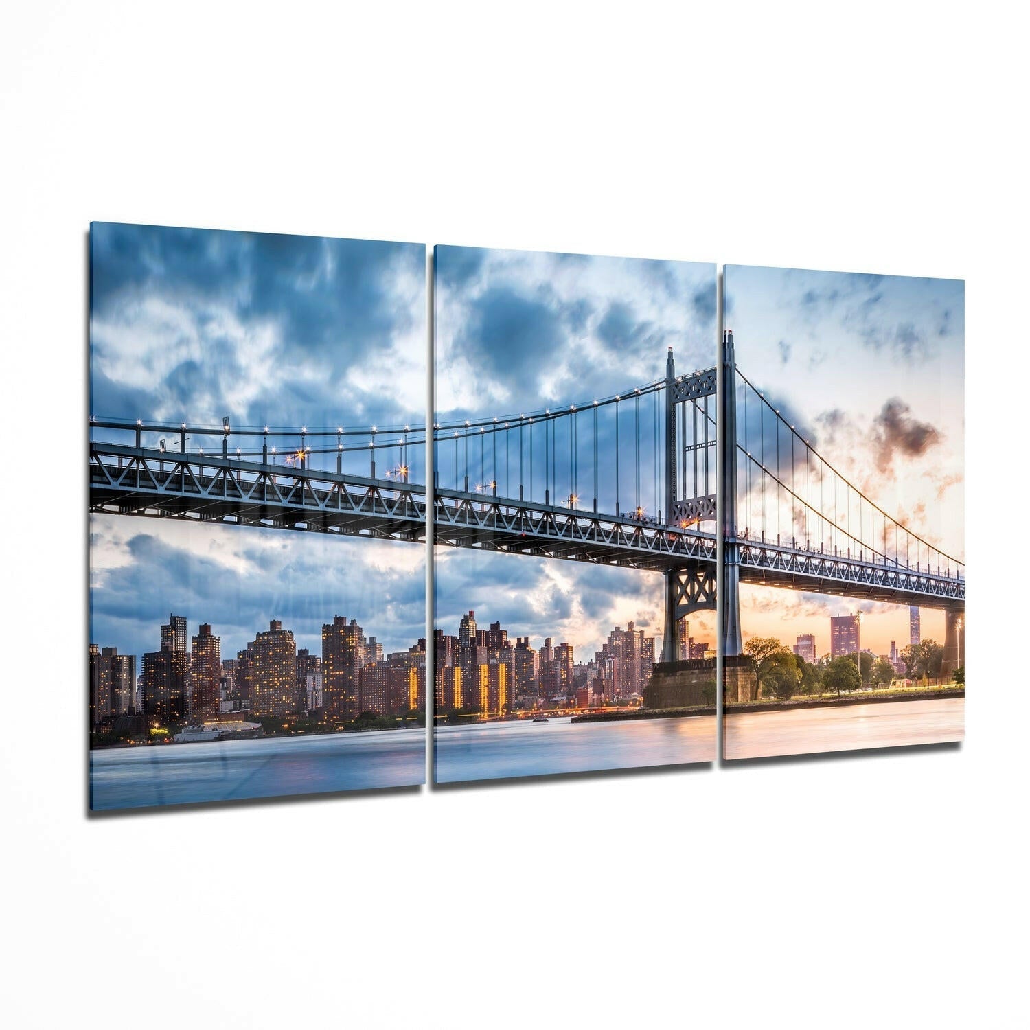 Manhattan Glass Wall Art II