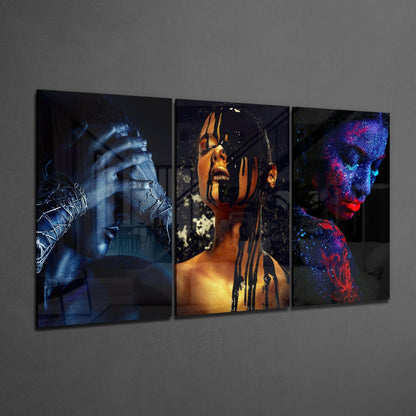 Woman Glass Art