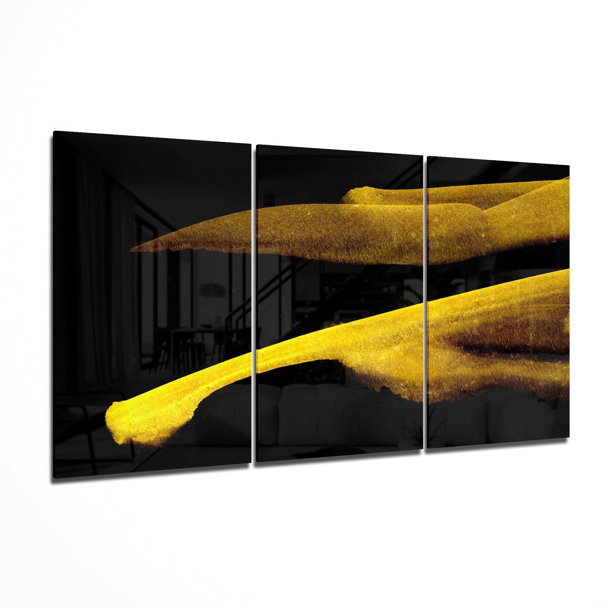 Yellow Touch Glass Art II