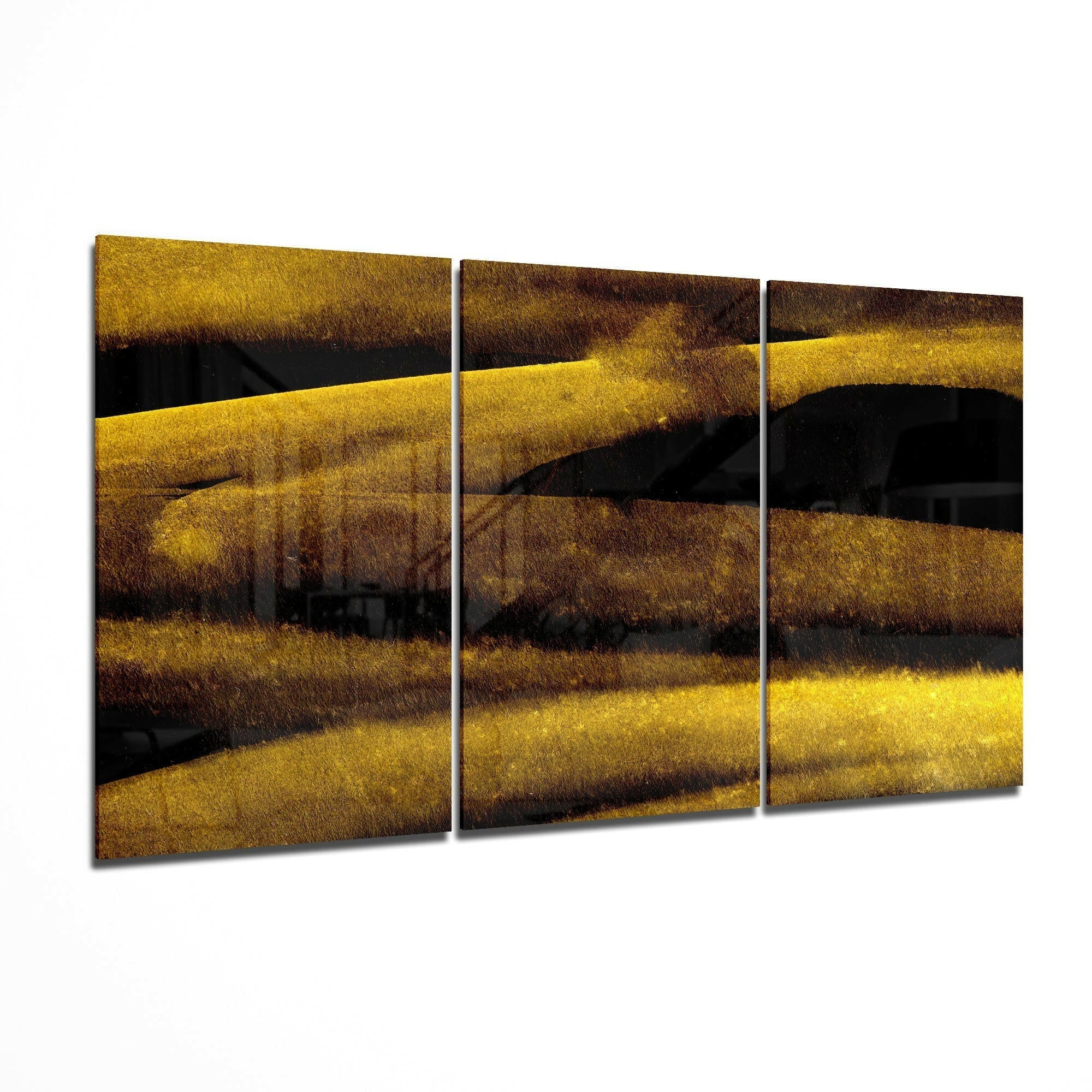 Yellow Touch Glass Art III