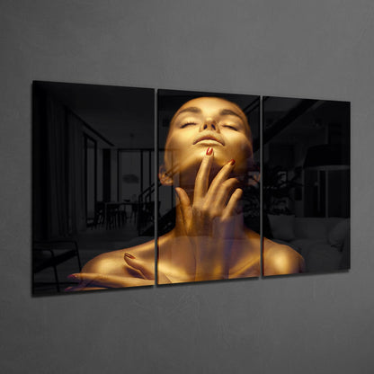 Woman Glass Art