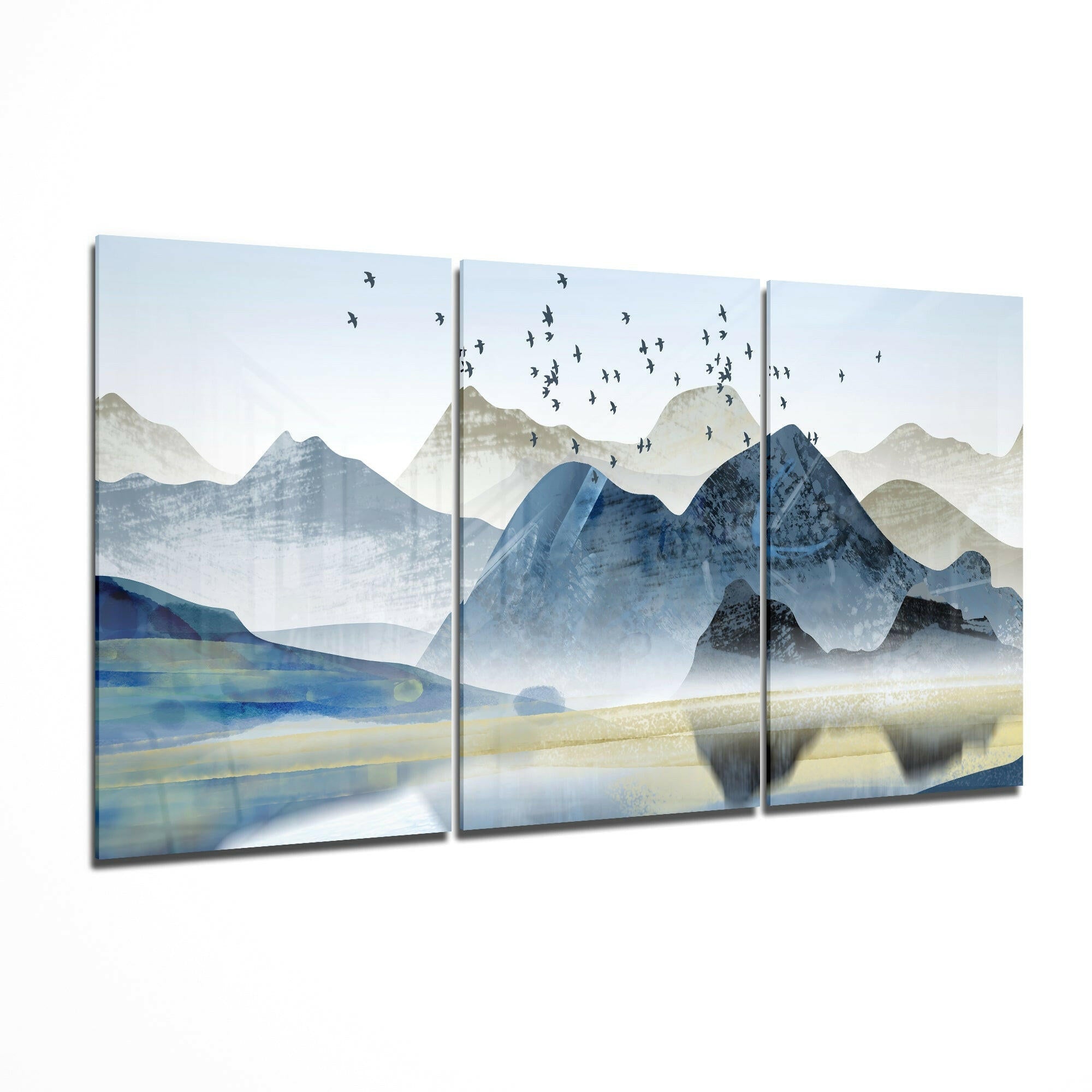 Mountains Glass Art III