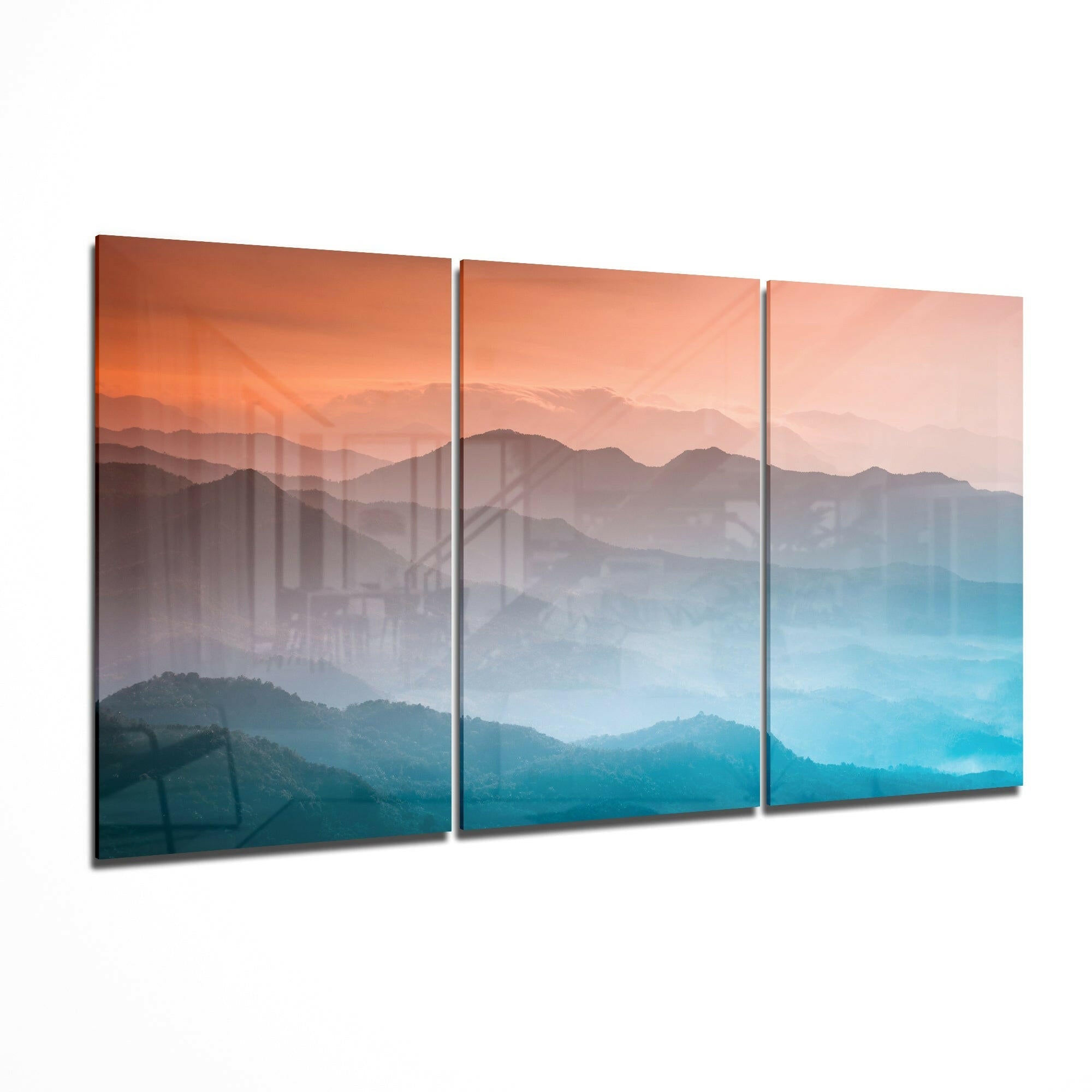 Mountains Glass Art II