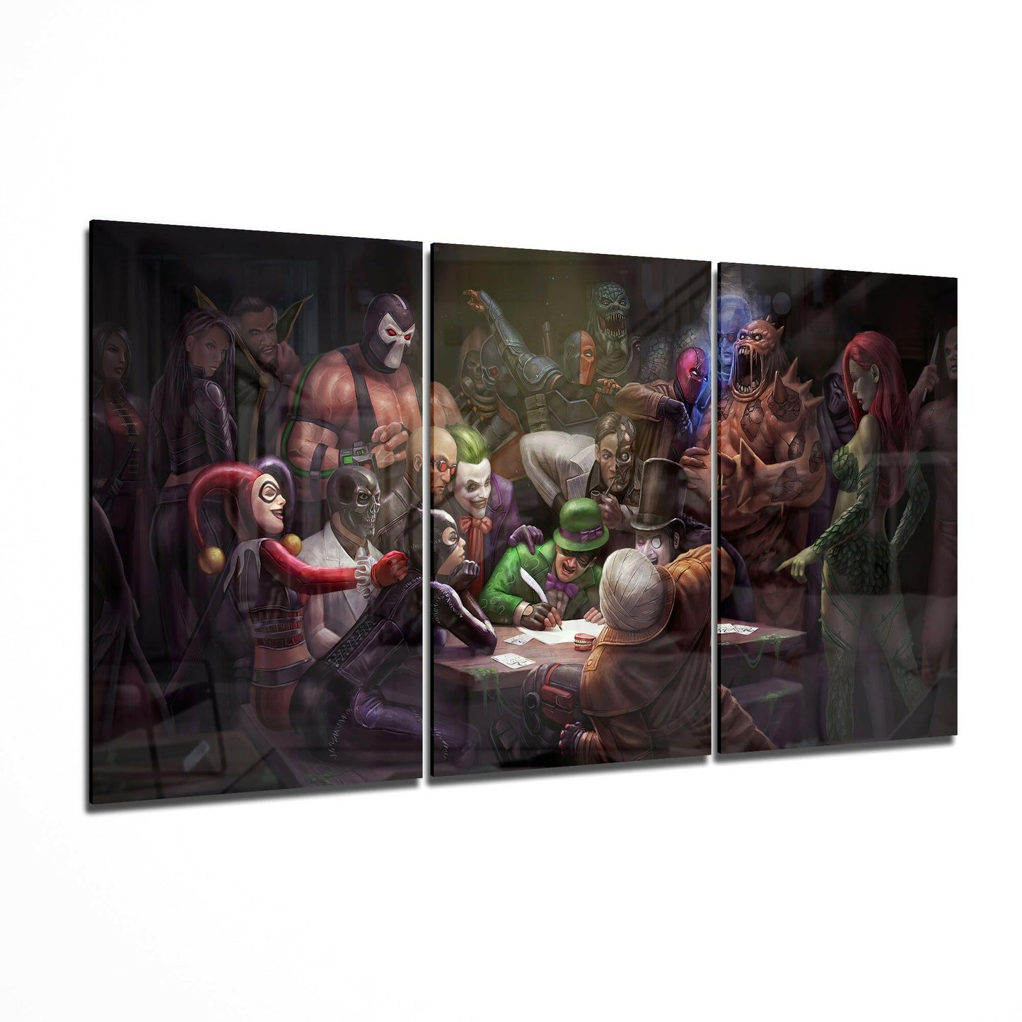 Letter To Batman Glass Art