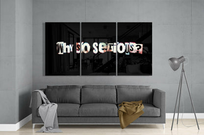 Why so serious? Glass Art