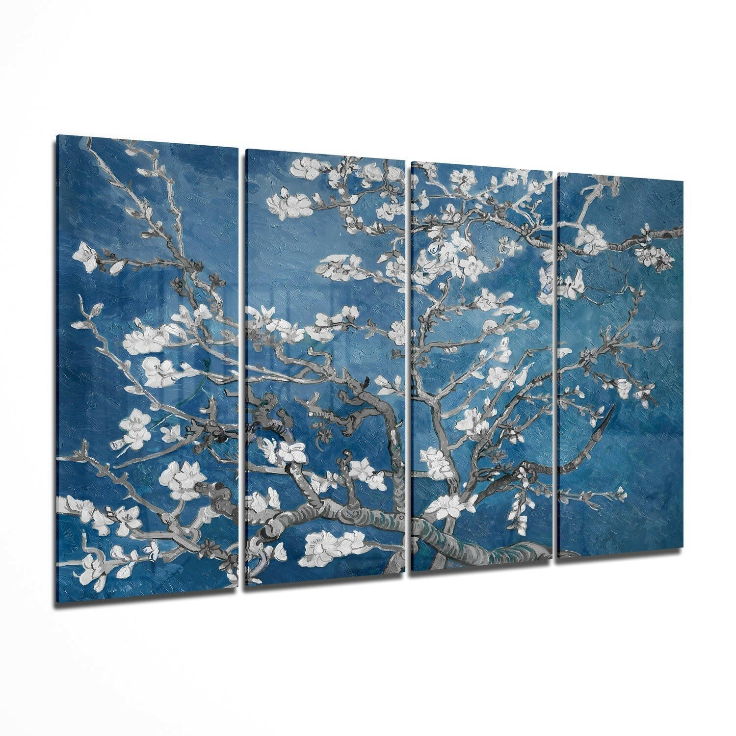 Sakura 4 Pieces Mega Glass Wall Art (59"x36") IV