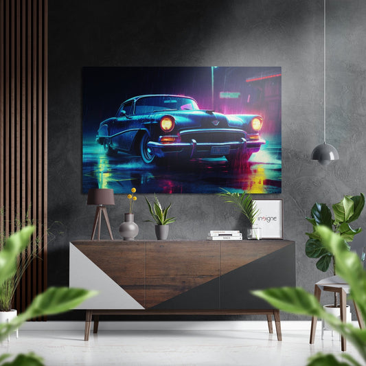 Classical Car II Brushed Aluminum Dibond Wall Art