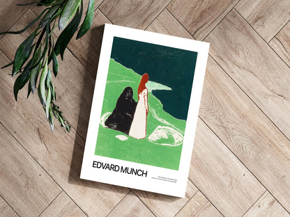 Munch Green Shore Two Women Aluminum Print