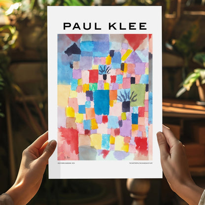 Klee Watercolor Color Block Garden Abstract Aluminum Print