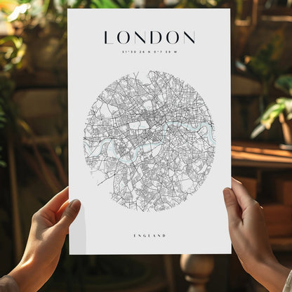 London V2 Aluminum Print