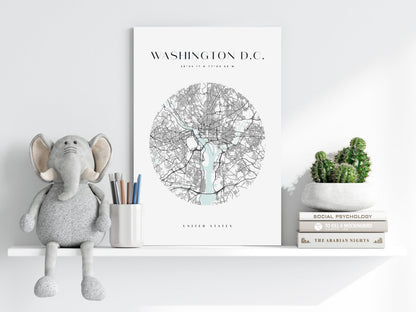 Washington V2 Aluminum Print