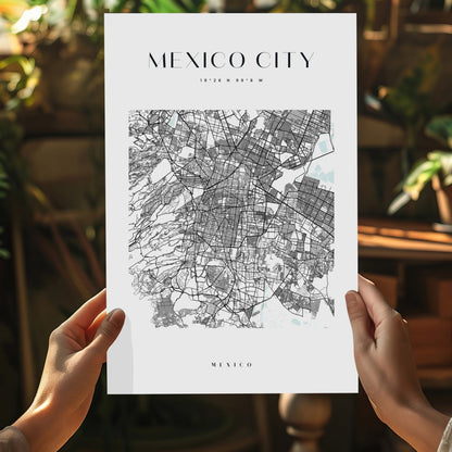 Mexico City V3 Aluminum Print