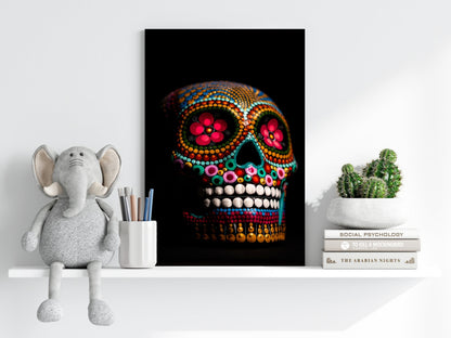 Sugar Skull Aluminum Print