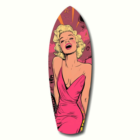 Hollywood Starlet V2 Glass Wall Art