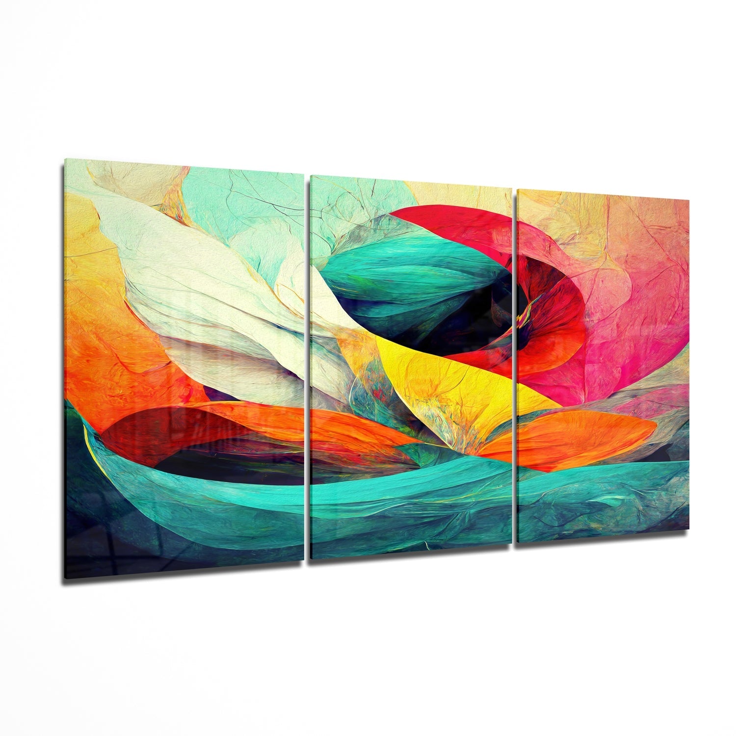 Waves Glass Wall Art II
