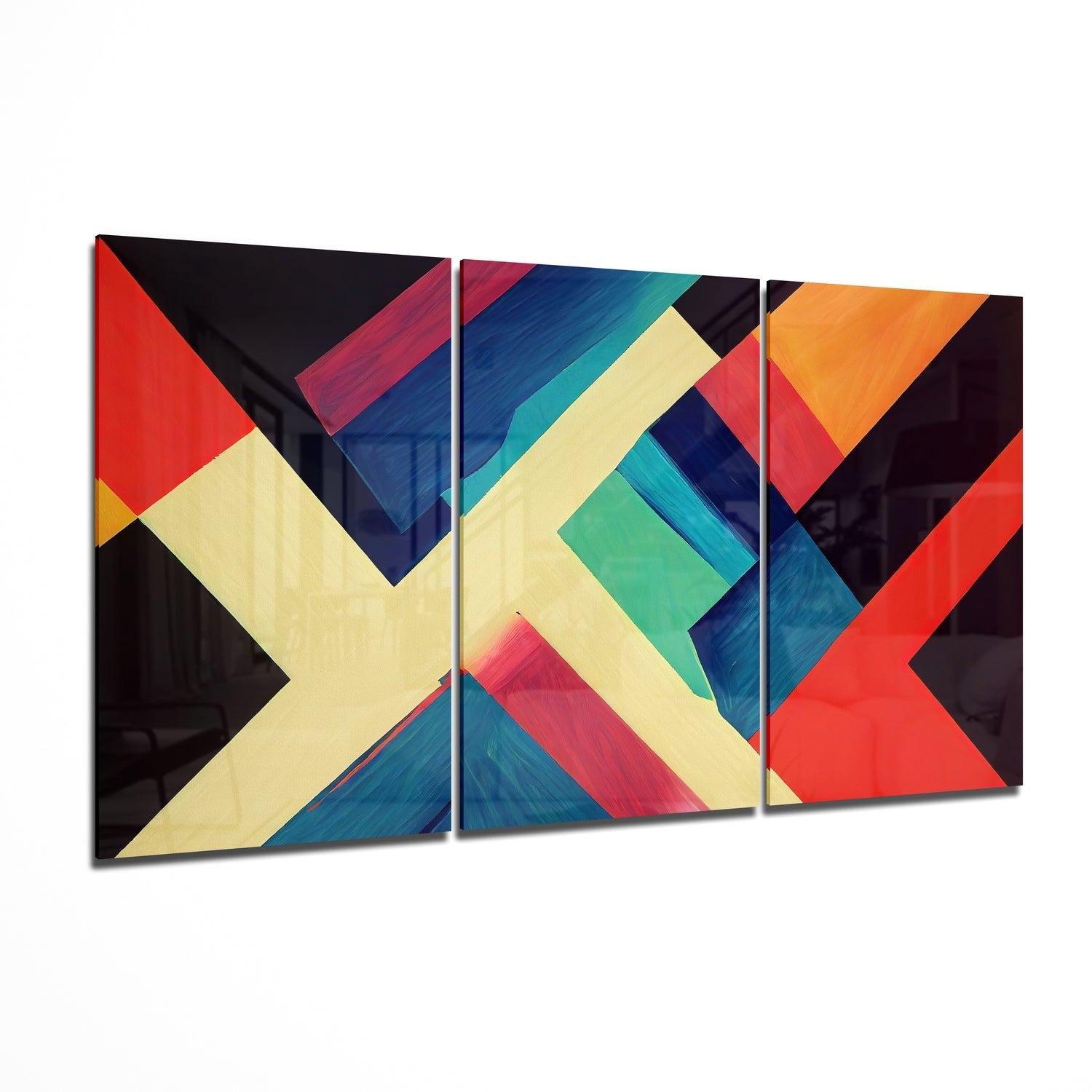 Shaped II Glass Wall Art