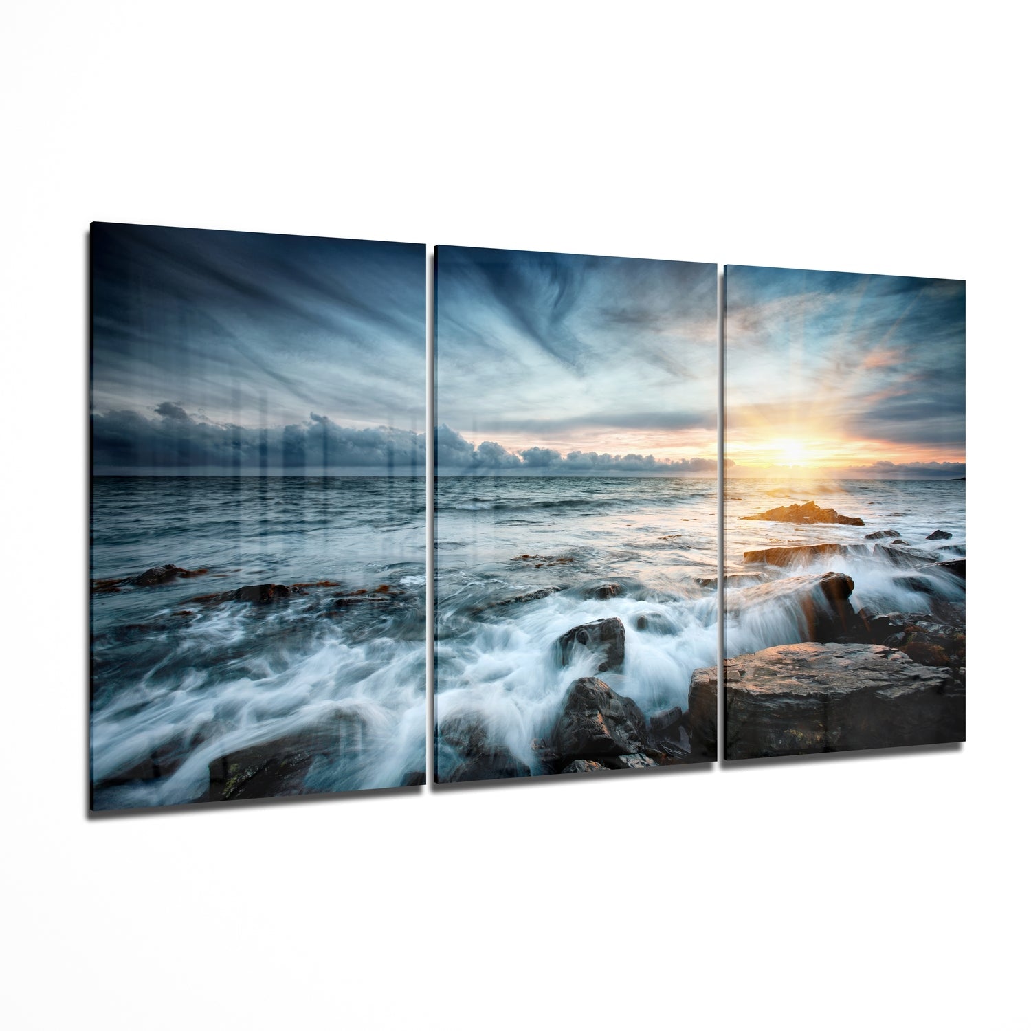 Sunset Mega Glass Wall Art III