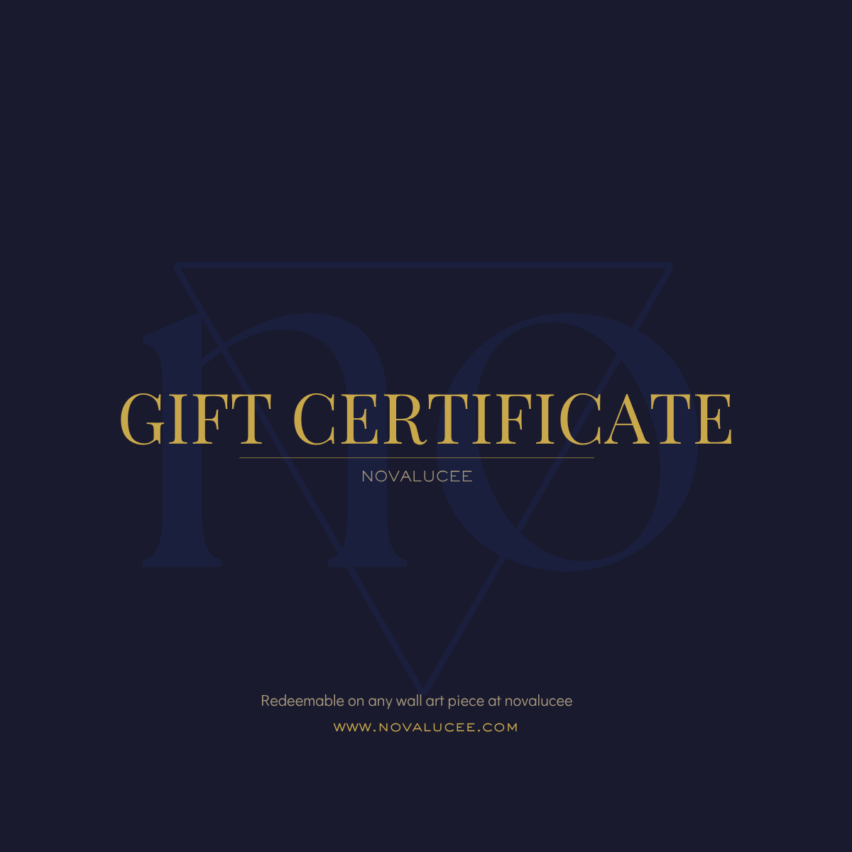 Gift Card | novalucee