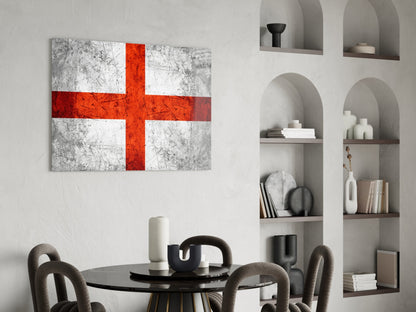 Flag of England Glass Wall Art